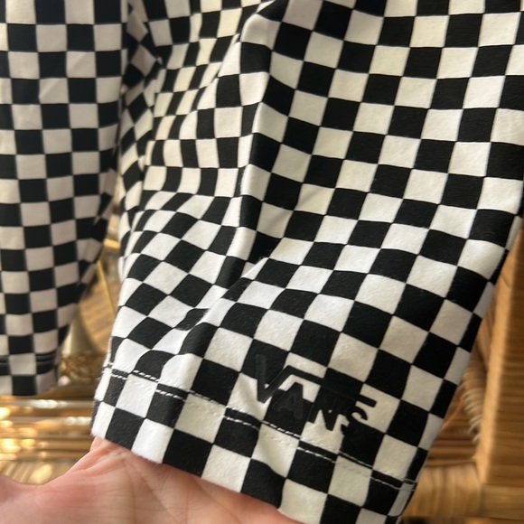 Vans legging shorts in black & white checkerboard - Picture 10 of 12